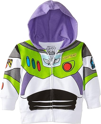 Disney Boys' Toddler Buzz Lightyear Toy Story Hoodie