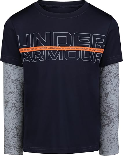 Under Armour UA Grunge WASH Slider, Navy Grunge Wash, 5