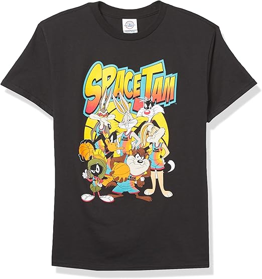 space jam New Legacy Short Sleeve T-Shirt-Boys 4-20-Lebron, Bugs, Taz, Marvin, Daffy