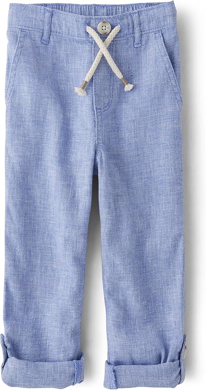 Gymboree Boys' and Toddler Drawstring Linen Pants