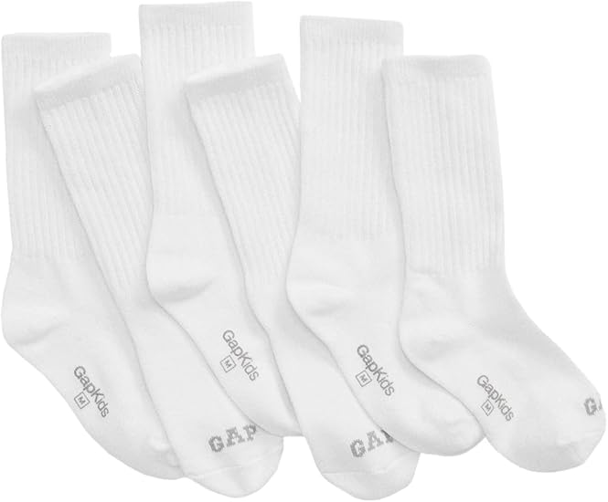 GAP Boys' 3-Pack Crew Socks