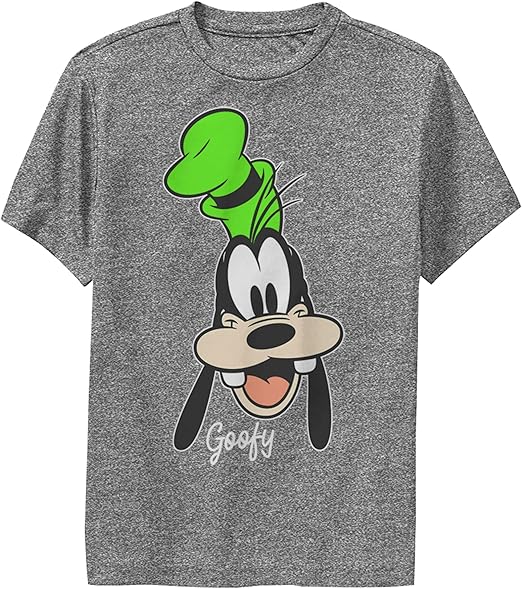 Disney Characters Goofy Big Face Boy's Performance Tee