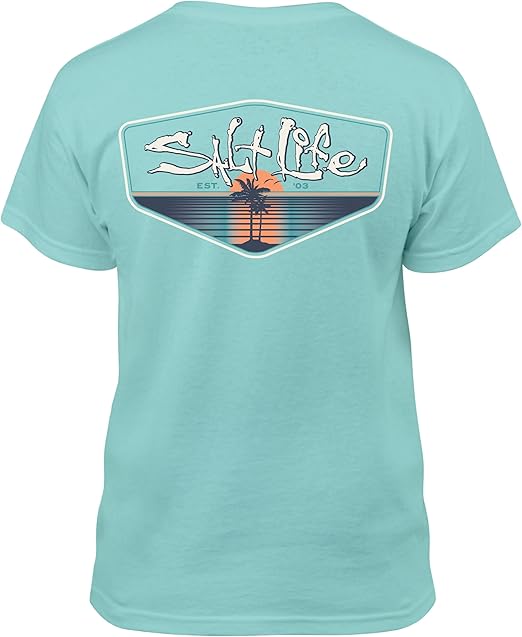 Salt Life Unisex-Child Private Island Youth Short Sleeve Tee