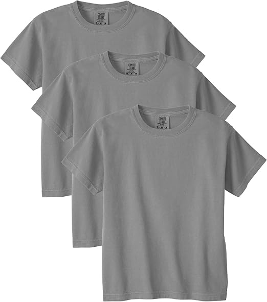 Comfort Colors Kids' Ring Spun T-Shirt, 3-Pack, Style G9018