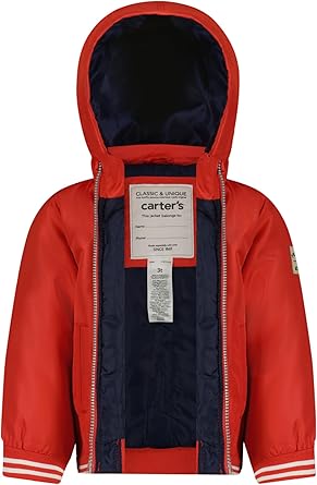 Carter's Midweight Fleece-Lined Water-Resistant Hooded Jacket