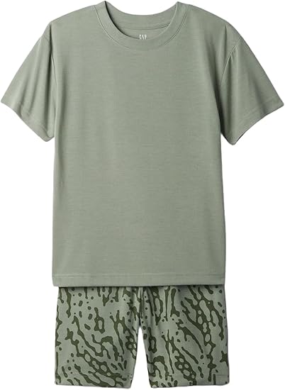 GAP Boys' Short John Pajama Set