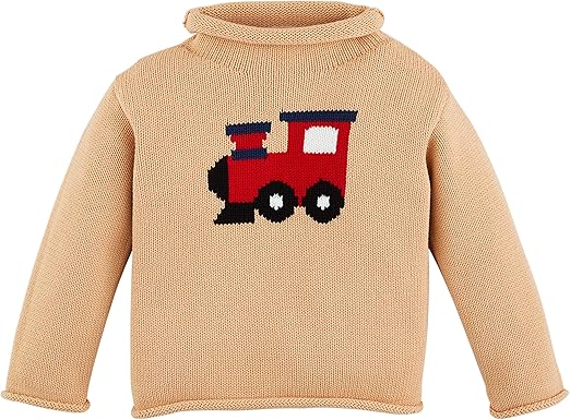 Mud Pie Kids Children Train Rollneck Sweater