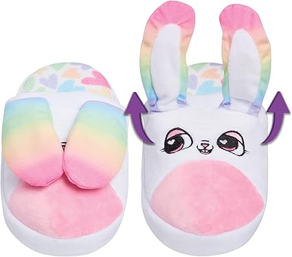 Flipeez Slippers - Bunny, Small, Fits Kids Sizes 9-12