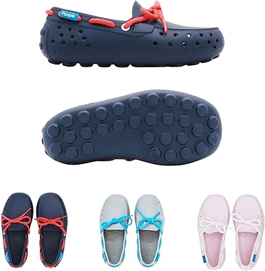 People Footwear Boat Shoes, Water Shoes for Kids, Just Slip On for Comfort and Style, These Stylish Rubber Loafers are Lightweight, Waterproof & Anti-Slippery - Perfect for Outdoors