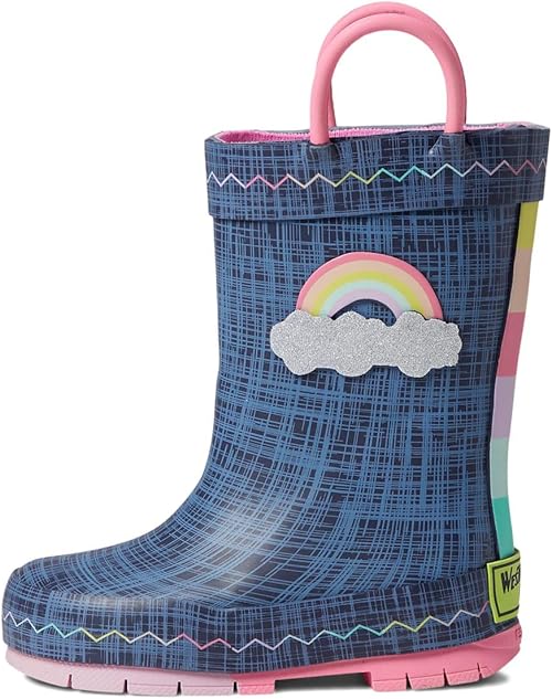 Western Chief Girl's Jean Patch Rain Boot (Toddler/Little Kid/Big Kid)