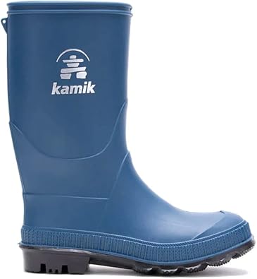 Kamik Kids Youth Stomp Rain Boot, Light Navy, 7 US Unisex toddler