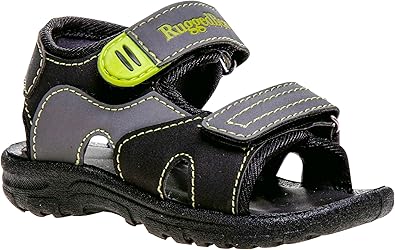 Rugged Bear Kids Boys Girls Open-Toe Outdoor Sport Water Sandals - beach pool slide adjustable strap shoes athletic summer (Toddler/Little Kid/Big Kid)