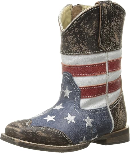 Roper American Square Toe Cowboy Boot (Toddler)