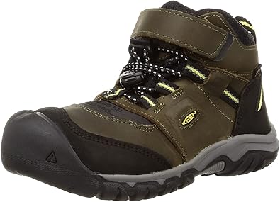 KEEN Unisex-Child Ridge Flex Mid Height Waterproof Leather Hiking Boots