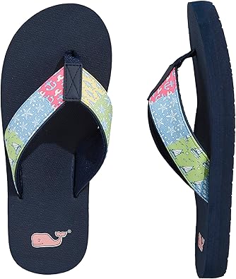 vineyard vines Boy's 25th Anniversary Classic Foam Flip Flop