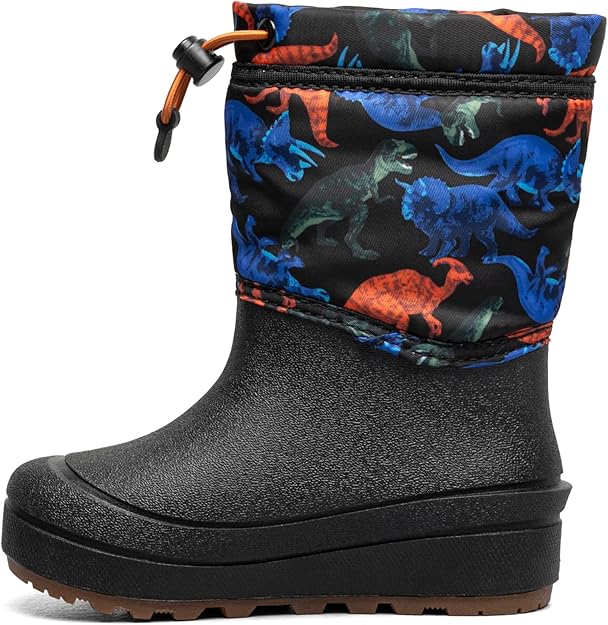 BOGS Unisex-Child Snow Shell Boots-Real Dino (Toddler/Little Big Kid)