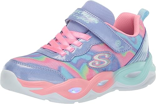 Skechers unisex-child TWISTY GLOW - SORBET SWIRL