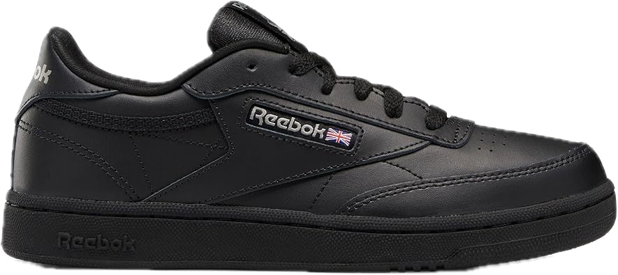 Reebok Boy's Club C Sneaker, Black/Charcoal, 6.5 Big Kid