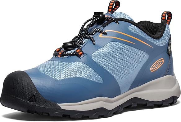 KEEN Kids' Wanduro Low Height Waterproof Easy On Durable Hiking Sneaker