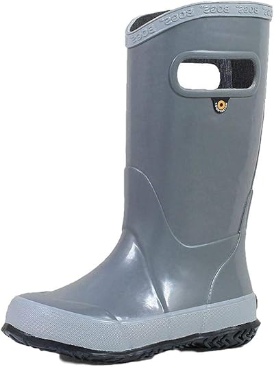 BOGS Unisex-Child Kids Rubber Waterproof Rain Boot for Boys and Girls