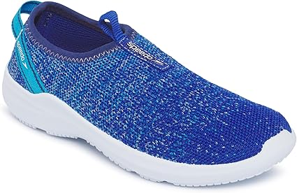 Speedo Water Shoe Surfknit Pro Kids, Egyptian Blue/Azure Blue, 1 US Unisex Big