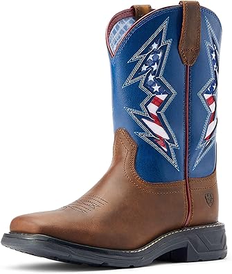 Ariat Unisex-Child Workhog Xt Venttek Bolt Western Boot