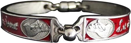 Cathedral Art MB351 Confirmation Silver-Plated Message Bracelet Decorative Item, 2-3/4-Inch