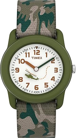 Timex Boys Time Machines Analog Elastic Fabric Strap Watch