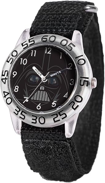 STAR WARS Kids' Plastic Time Teacher Analog Quartz Nylon Strap Watch