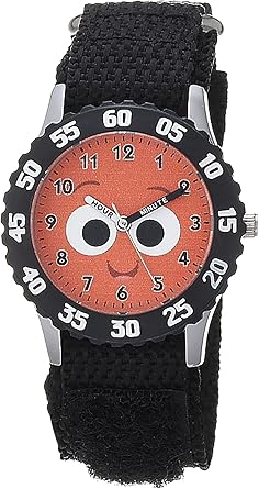 Disney Finding Nemo Kids' Stainless Steel Time Teacher Analog Quartz Nylon Strap Watch