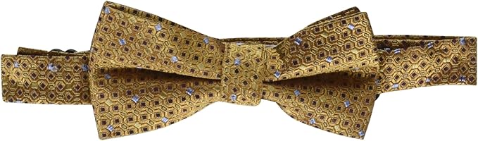 Isaac Mizrahi boys Silk Print Bow Tie, Multi, 4 US