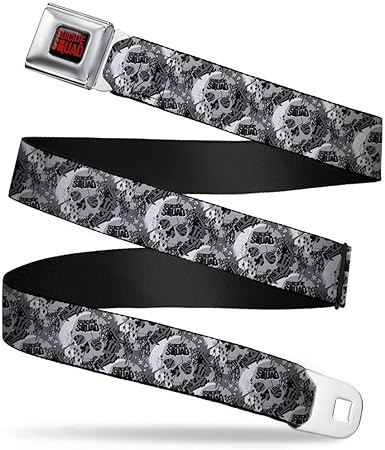 Buckle-Down Boys Seatbelt Belt Suicide Squad Wdc024