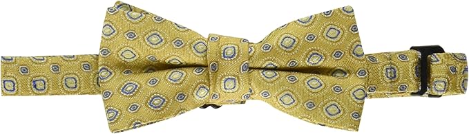 Isaac Mizrahi boys Silk Print Bow Tie, Multi, 4 US