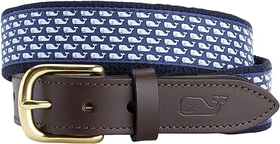 vineyard vines Boys Vineyard Whale Canvas Club Belt