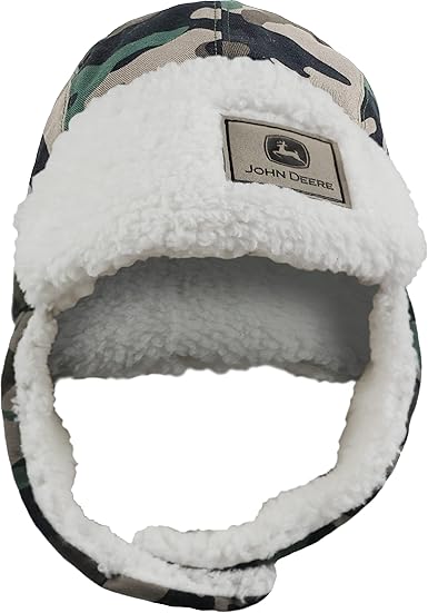 John Deere Toddler Boys' Trapper Hat, Green, One Size