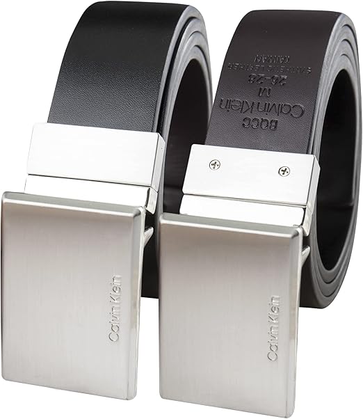 Calvin Klein Boys' Reversible Leather Belt