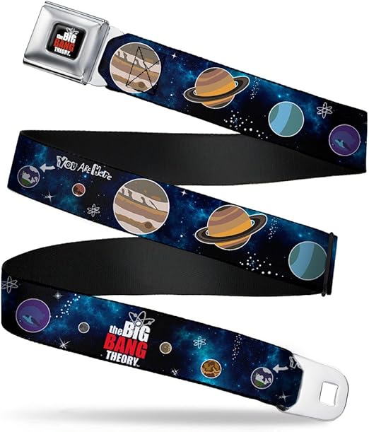 Buckle-Down Seatbelt Belt - THE BIG BANG THEORY Planets/Space - 1.0