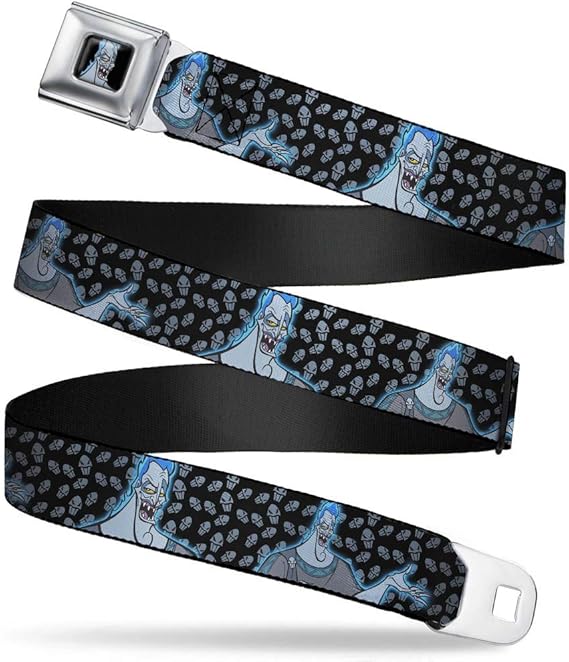 Buckle-Down Kids' Standard Seatbelt Belt Hercules Hades, 1.0