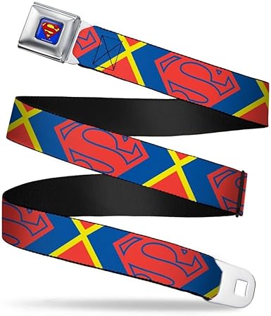 Buckle-Down Boys Seatbelt Belt Superman Wsm064