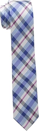 Isaac Mizrahi Big Boys' Plaid Skinny Necktie