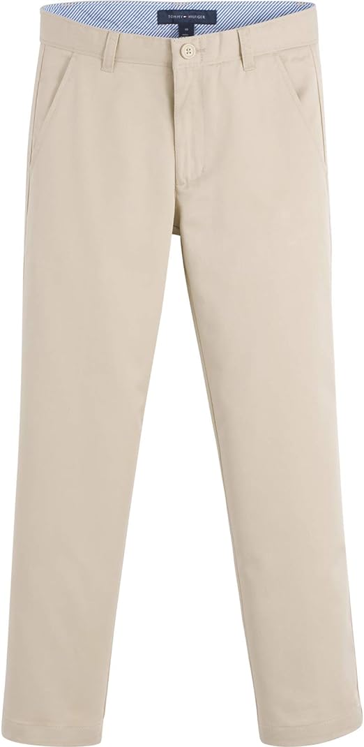 Tommy Hilfiger Boy's Flat Front Twill Blend Dress Pants