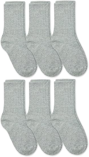 Jefferies Socks Boys 2-7 School Uniform Crew Sock 6 Pack