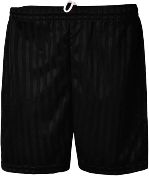 Janisramone New Girls Boys Kids Stripe PE School Unisex Sports Football Shadow Shorts Pants