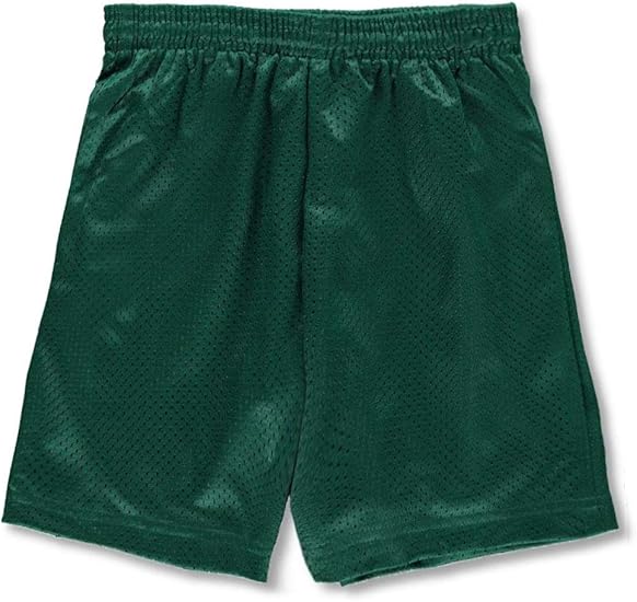 A4 Youth Athletic Shorts - Green, xl/18-20