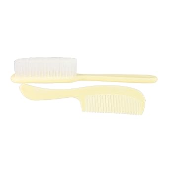 Dukal PCB2 Dawn Mist Baby Comb and Brush Set, Ivory, Ivory (12 Boxes of 24) (Pack of 288)