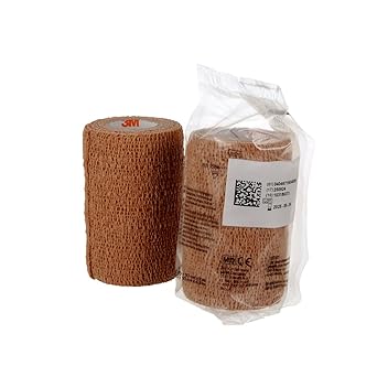 3M™ Coban™ Self-Adherent Wrap 1584, Tan, 18 Bags/Case