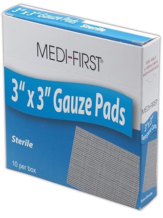 Medique MP61212 Medi-First Sterile Gauze Pad, 3