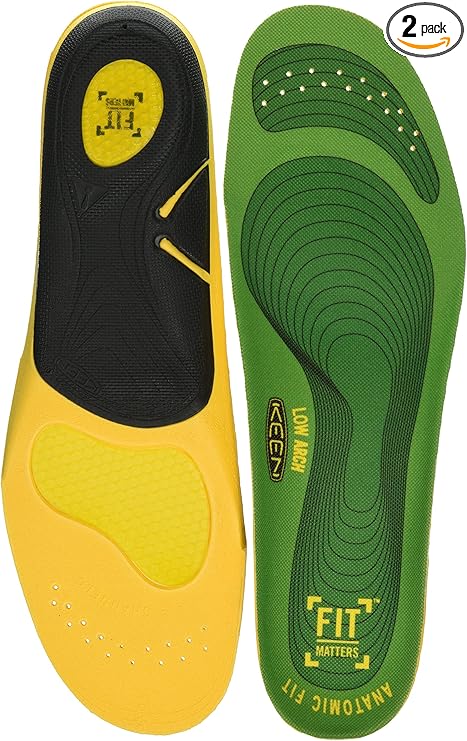 KEEN Utility mens K-30 Gel Insole for Flat Feet With Low Arches Accessories, Green, M US