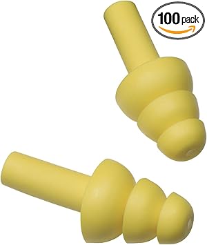 3M EAR Ultrafit Earplugs, 100-Pair, Yellow