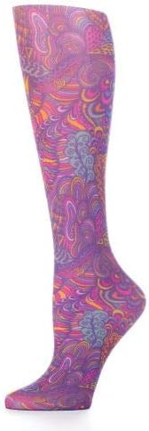 Celeste-Stein-CMPS-3-2079 Womens 20-30 mmHg Compression Sock - Blue Fantasea